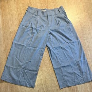 Women's light denim / linen / summer/ Wide-Leg Pants